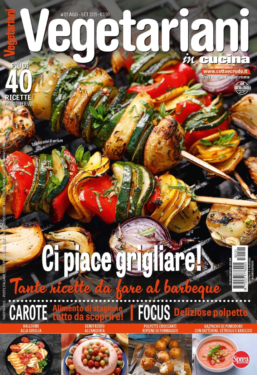 Copertina Vegetariani in Cucina n.121