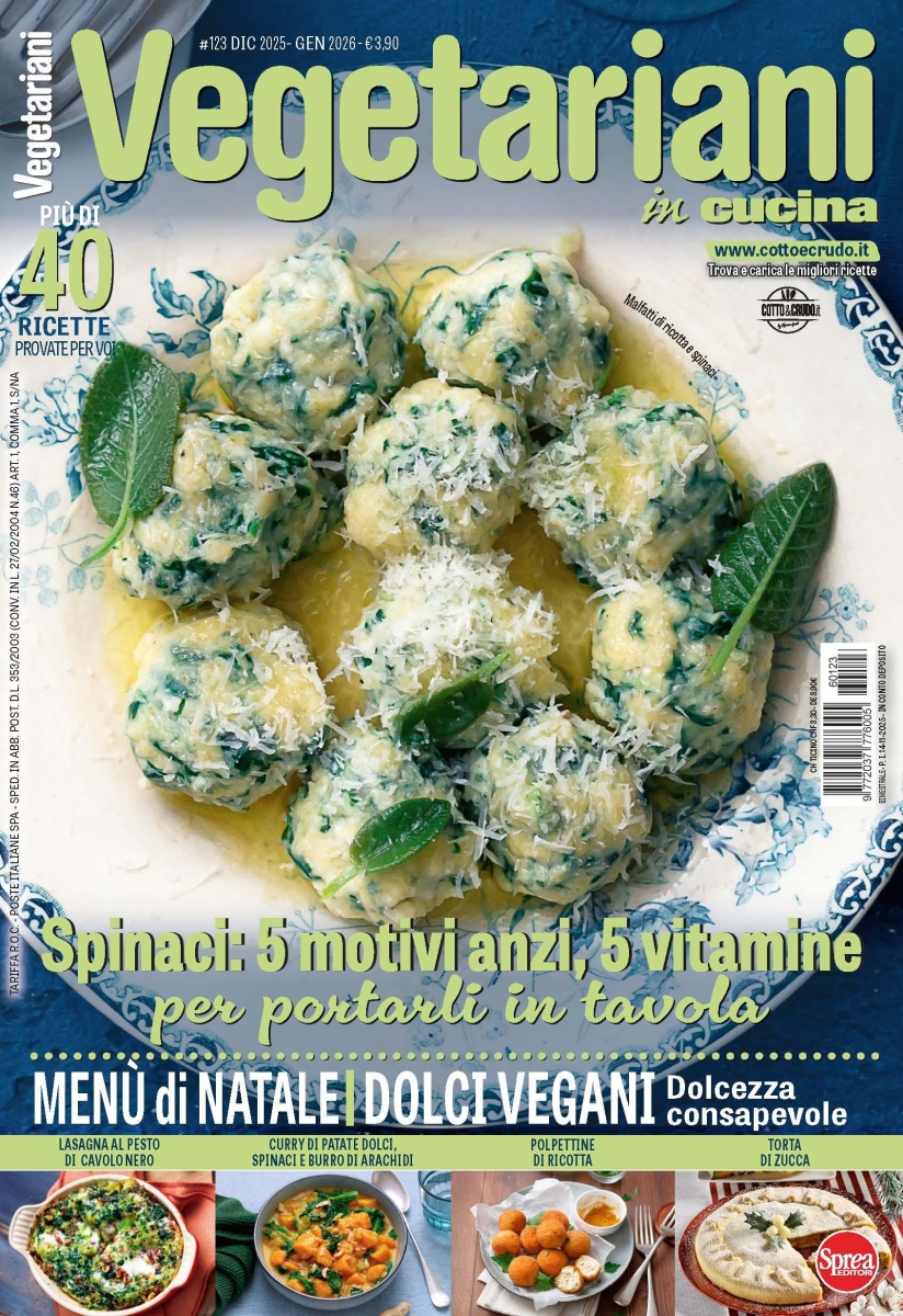 Copertina Vegetariani in Cucina n.123