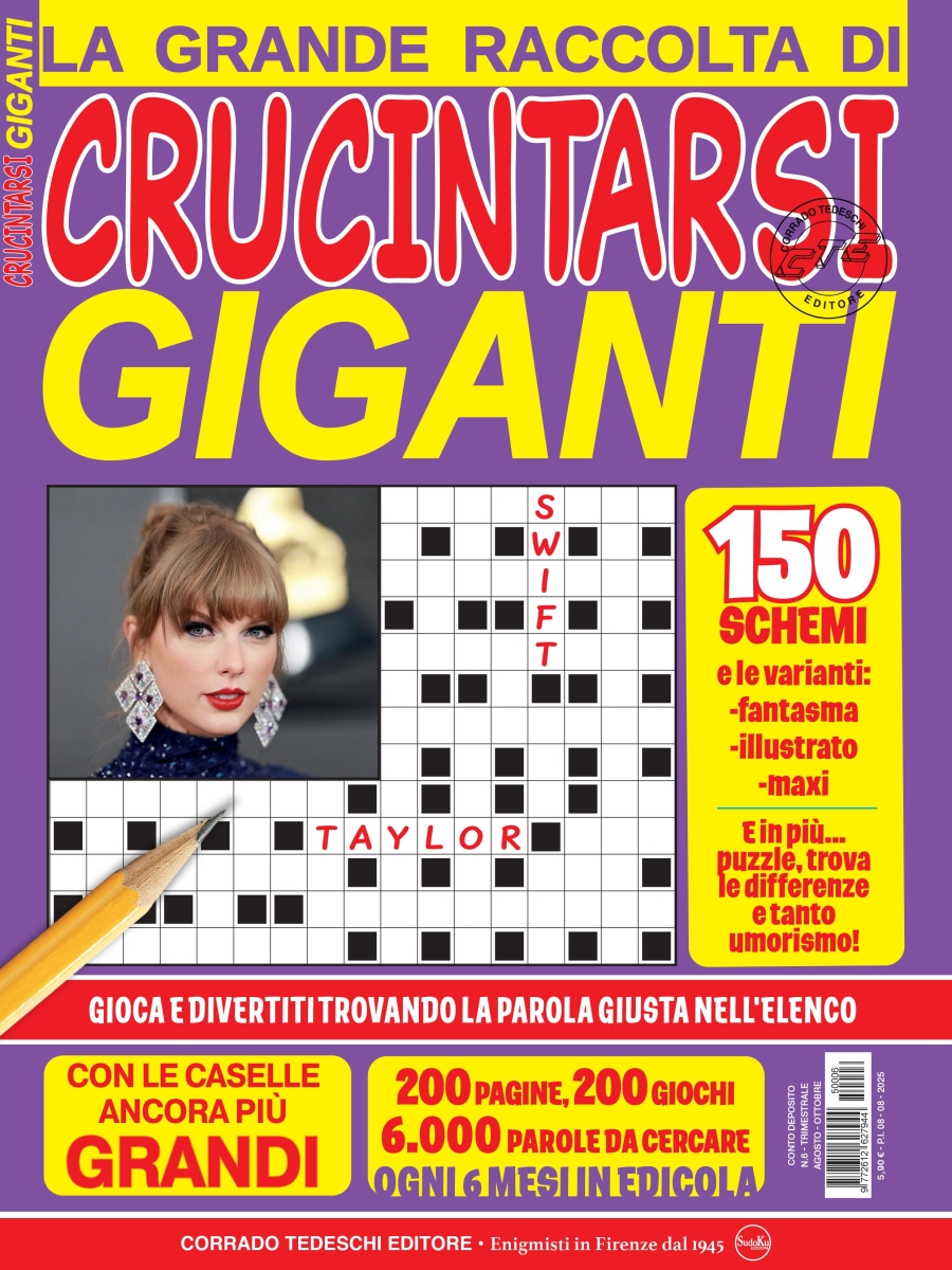 Copertina Crucintarsi Giganti Raccolta n.6
