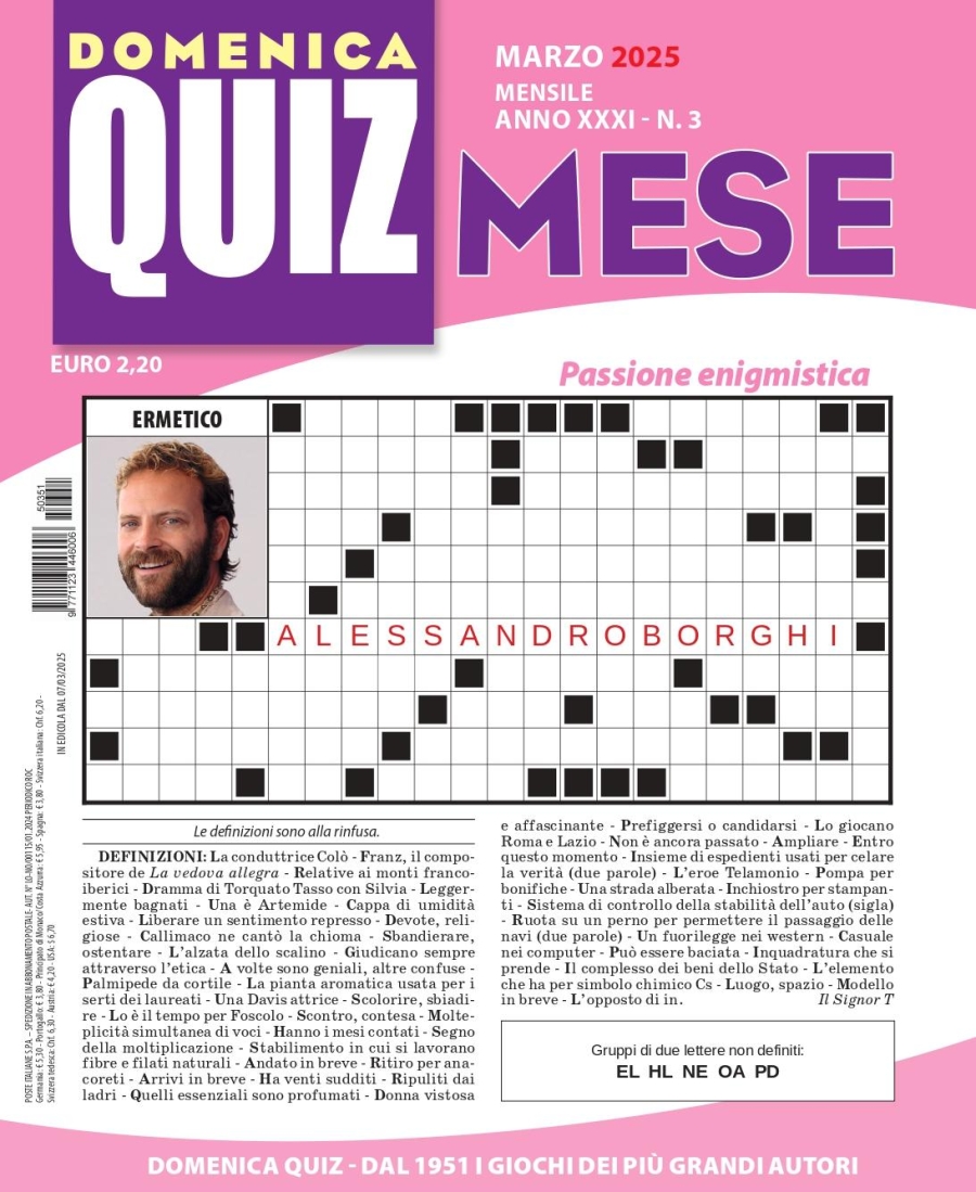Copertina Quiz Mese n.351