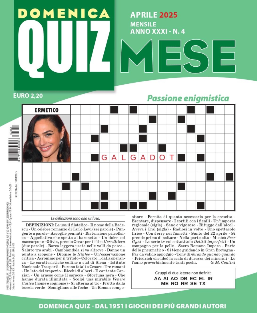 Copertina Quiz Mese n.352