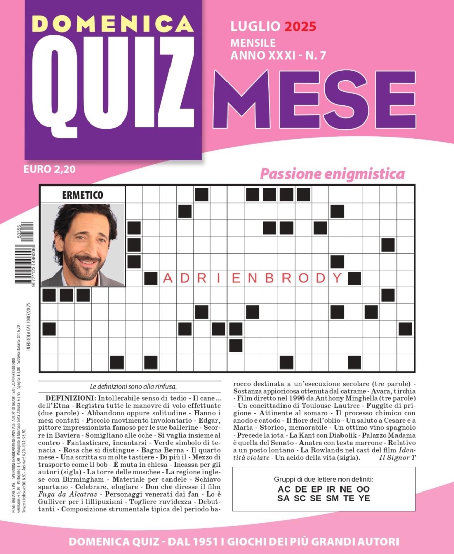 Copertina Quiz Mese n.355