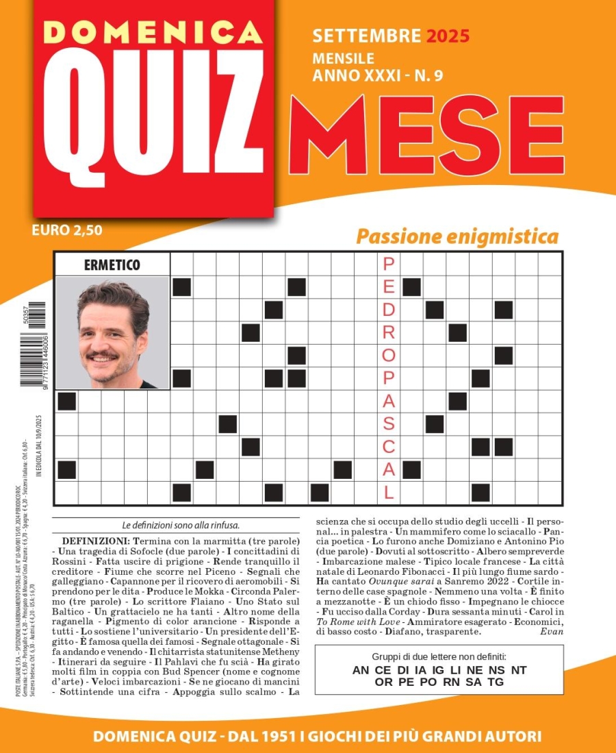Copertina Quiz Mese n.357