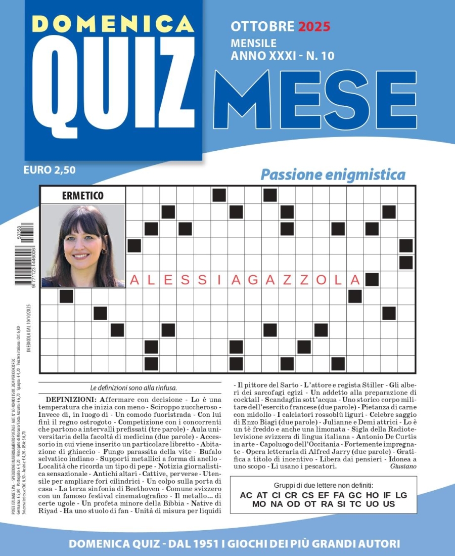 Copertina Quiz Mese n.358
