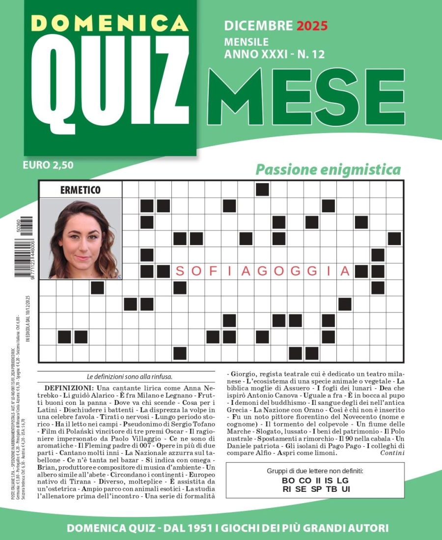 Copertina Quiz Mese n.360
