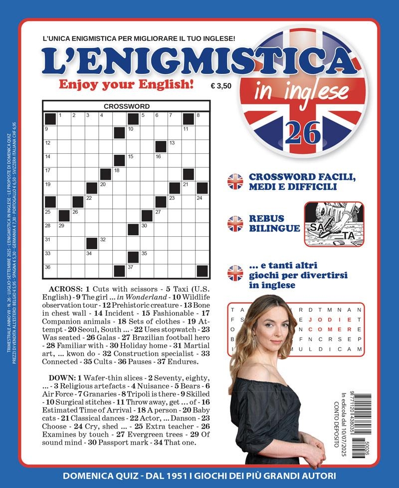 Copertina Enigmistica in inglese n.26