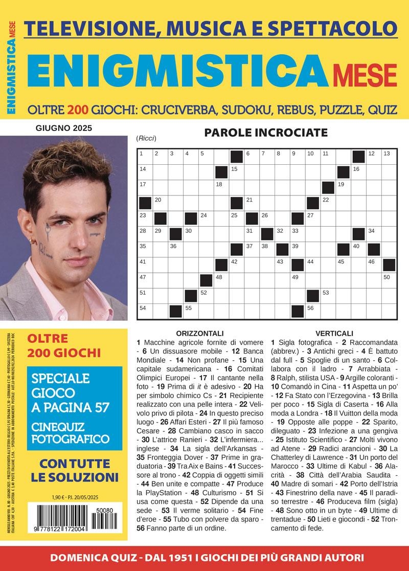 Copertina Enigmistica Mese n.80