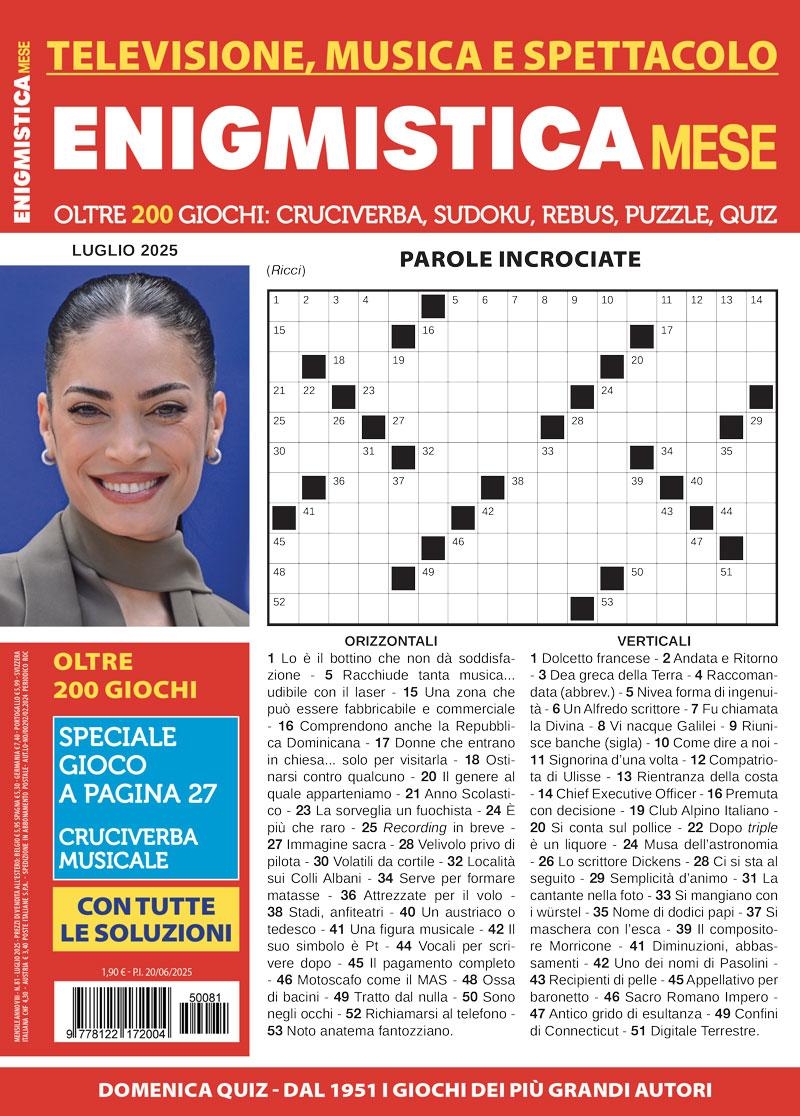 Copertina Enigmistica Mese n.81