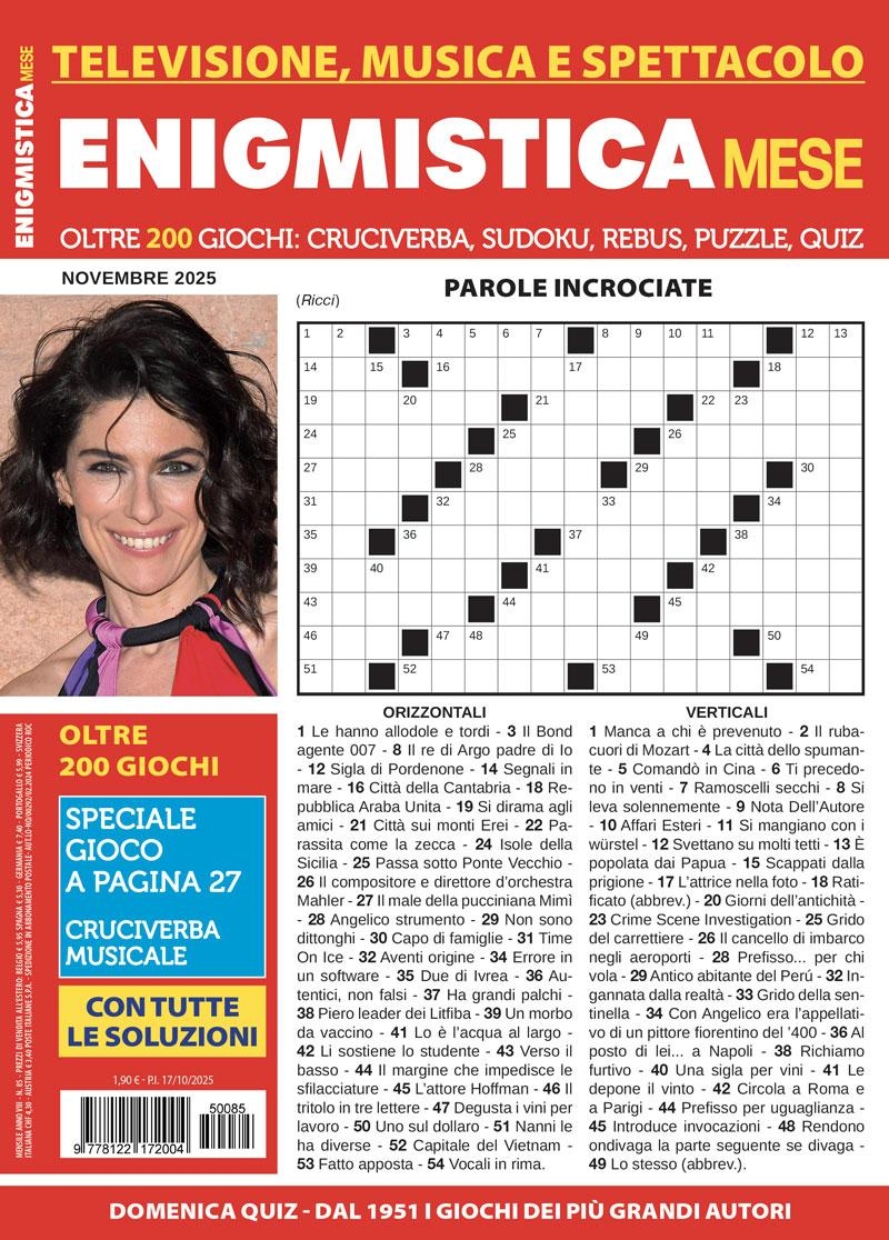 Copertina Enigmistica Mese n.85