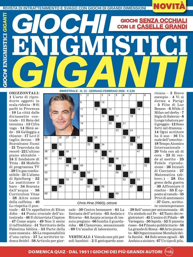 Copertina Giochi Enigmistici Giganti n.12