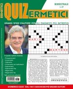 Copertina rivista Quiz Ermetici