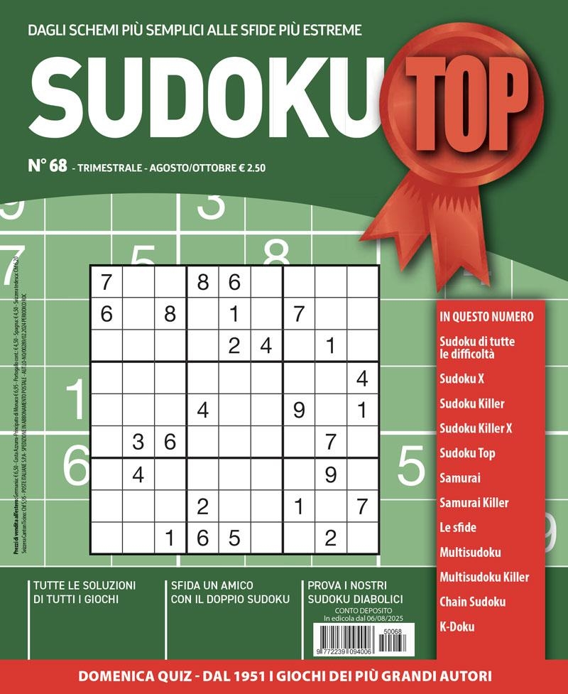 Copertina Sudoku Top n.68