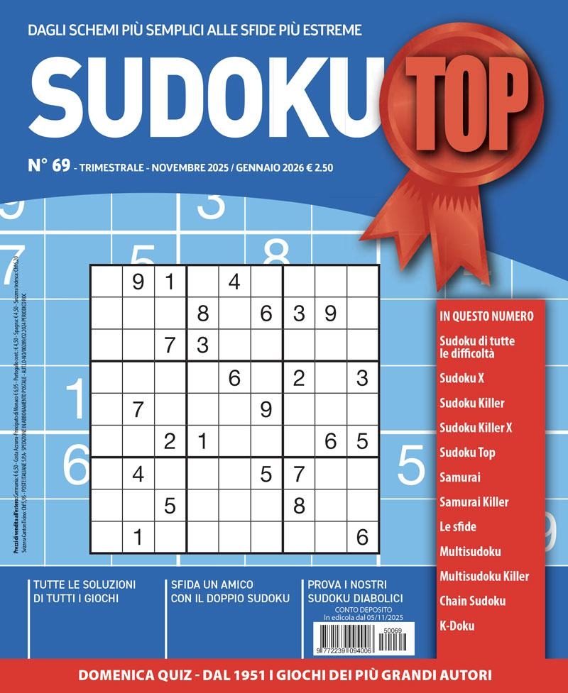 Copertina Sudoku Top n.69