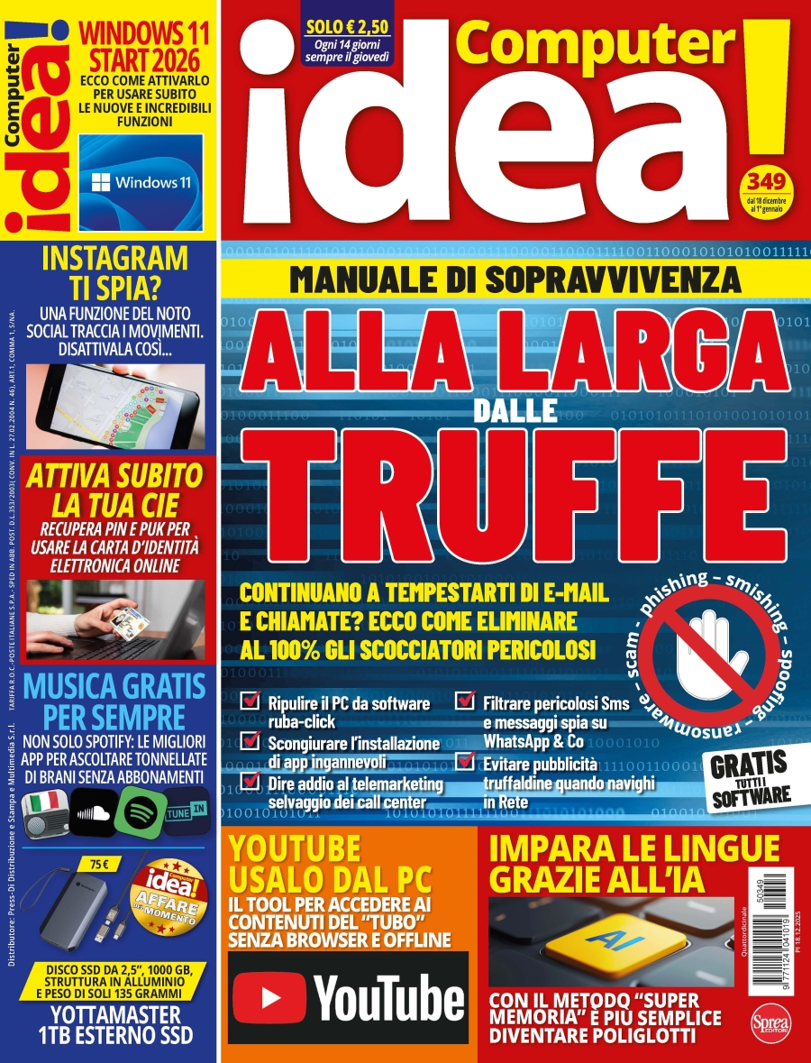 Copertina Il Mio Computer Idea n.349