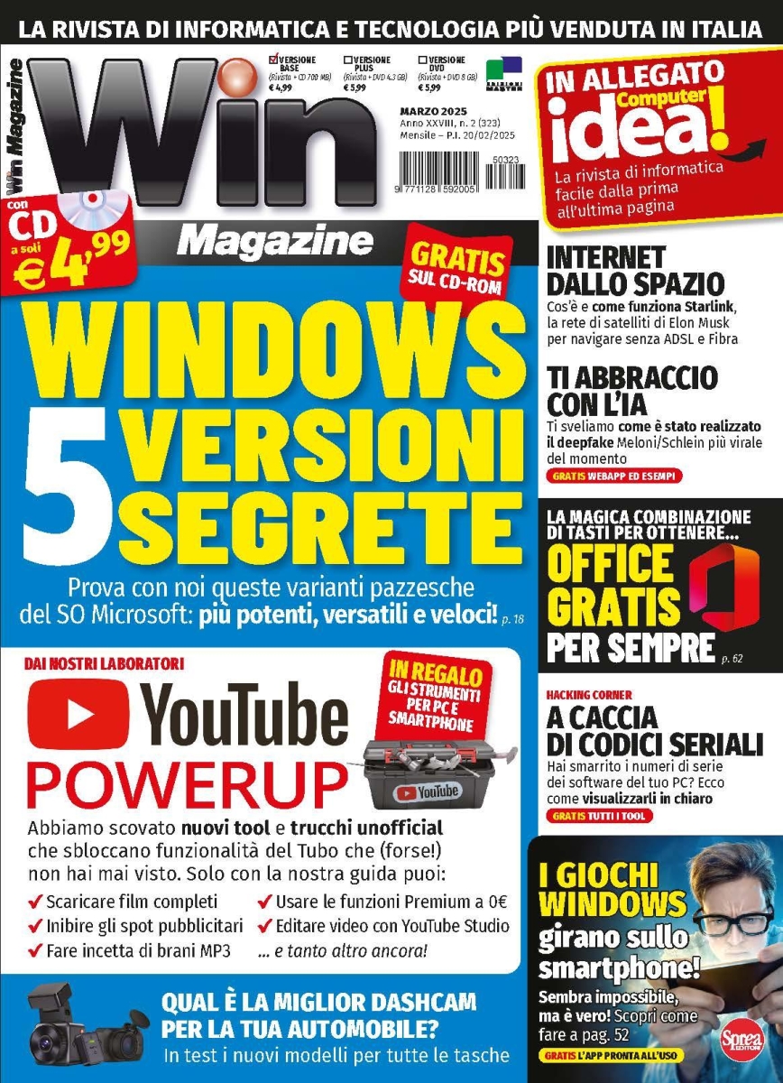 Copertina Win Magazine n.323