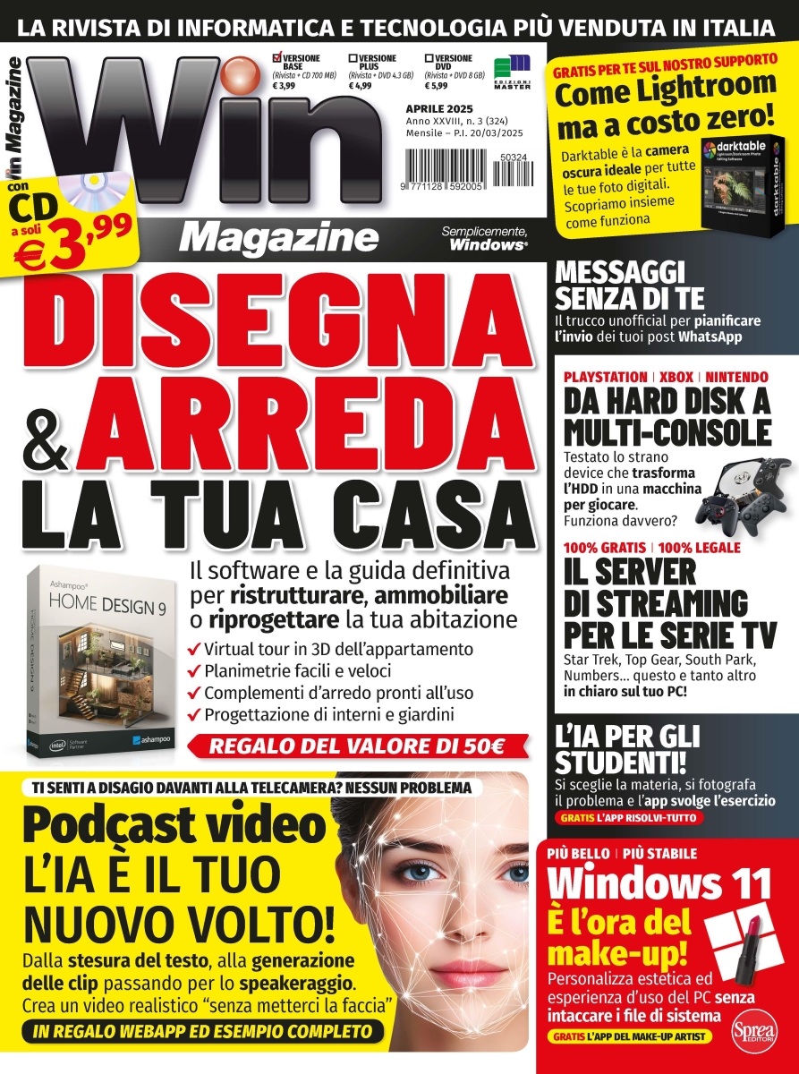 Copertina Win Magazine n.324
