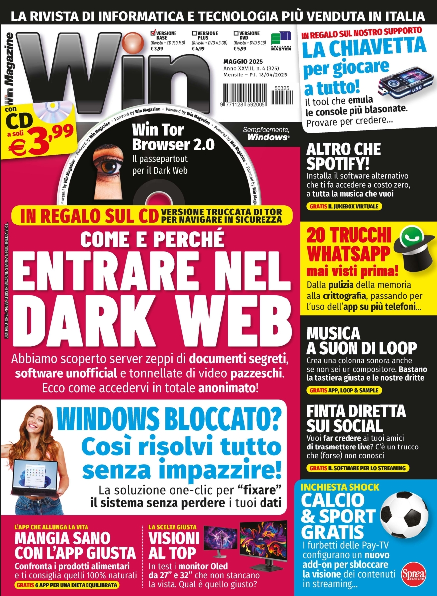 Copertina Win Magazine n.325