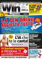 Copertina rivista Win Magazine
