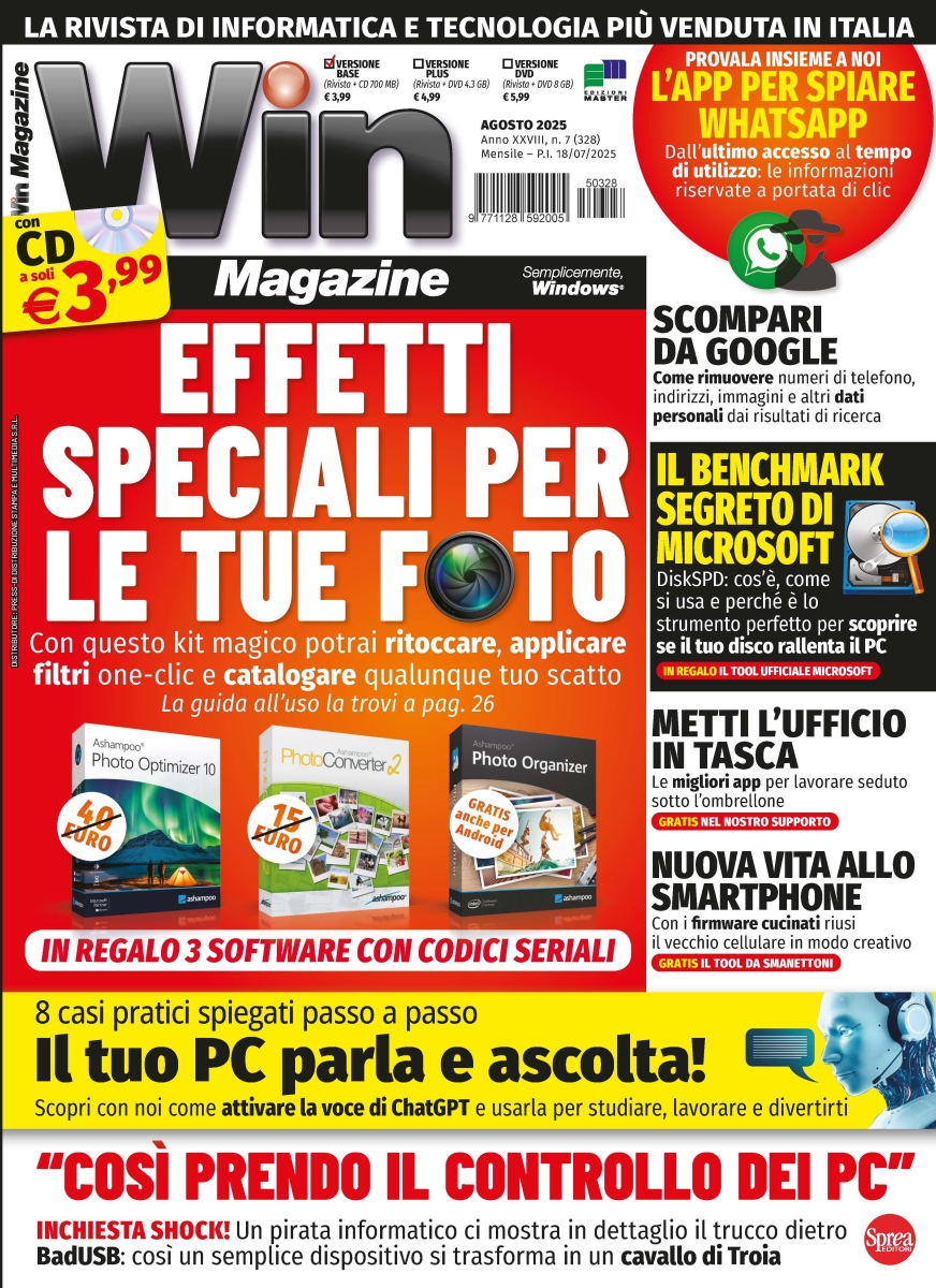 Copertina Win Magazine n.328
