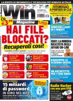 Copertina rivista Win Magazine