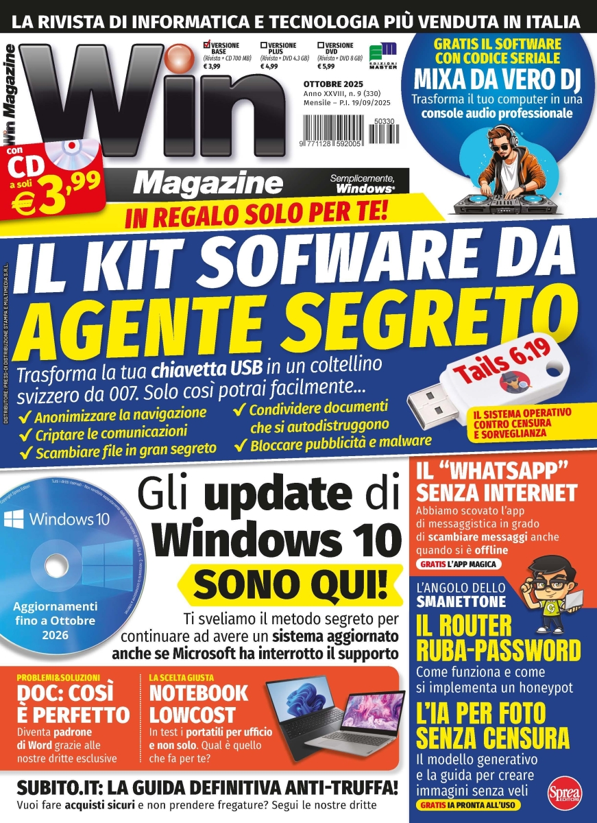 Copertina Win Magazine n.330