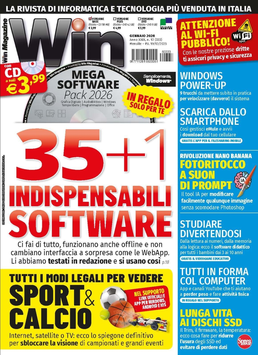 Copertina Win Magazine n.333