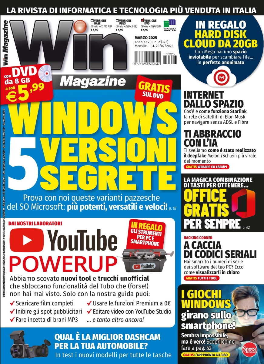 Copertina Win Magazine DVD n.323