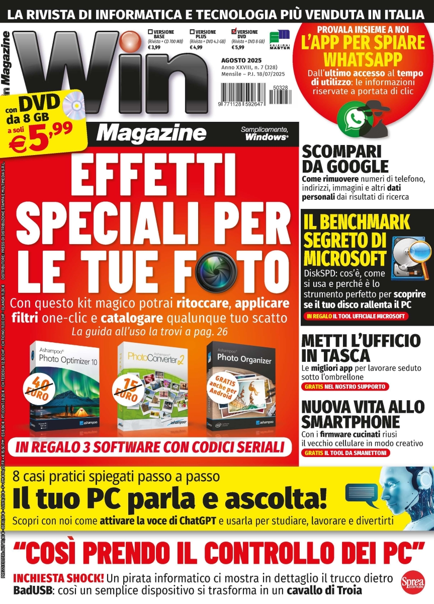 Copertina Win Magazine DVD n.328