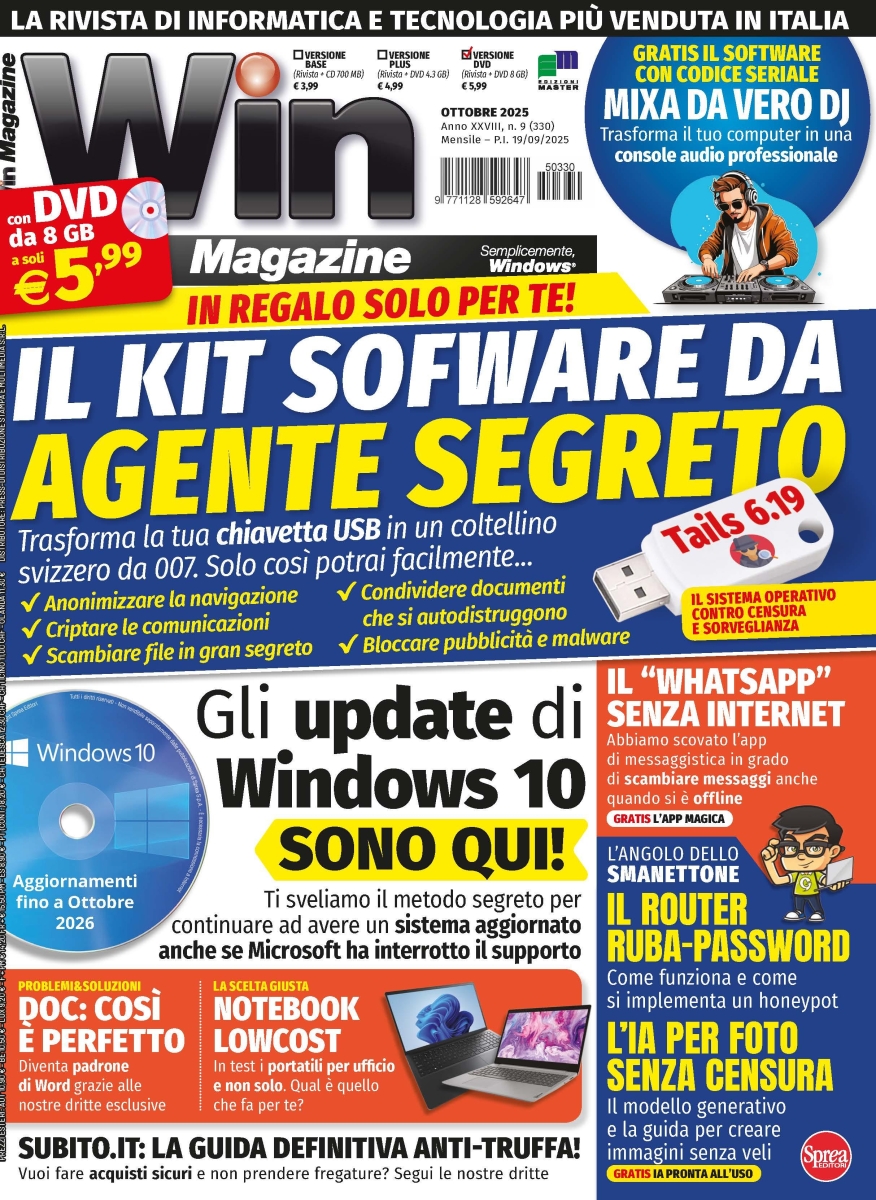 Copertina Win Magazine DVD n.330