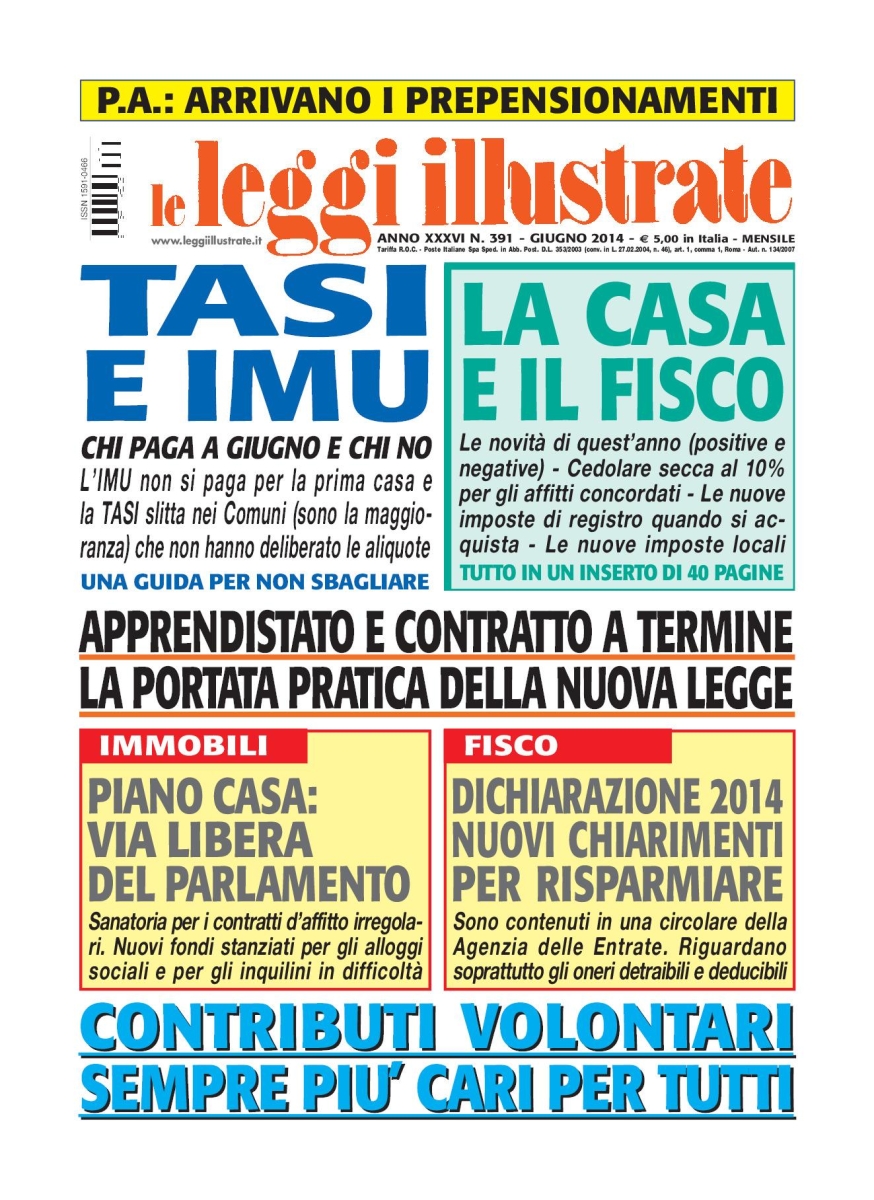 Copertina Leggi Illustrate n.391