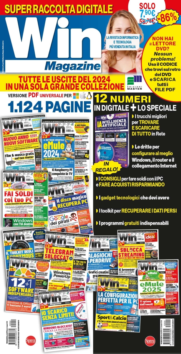 Copertina Win Magazine Raccolta pdf n.4
