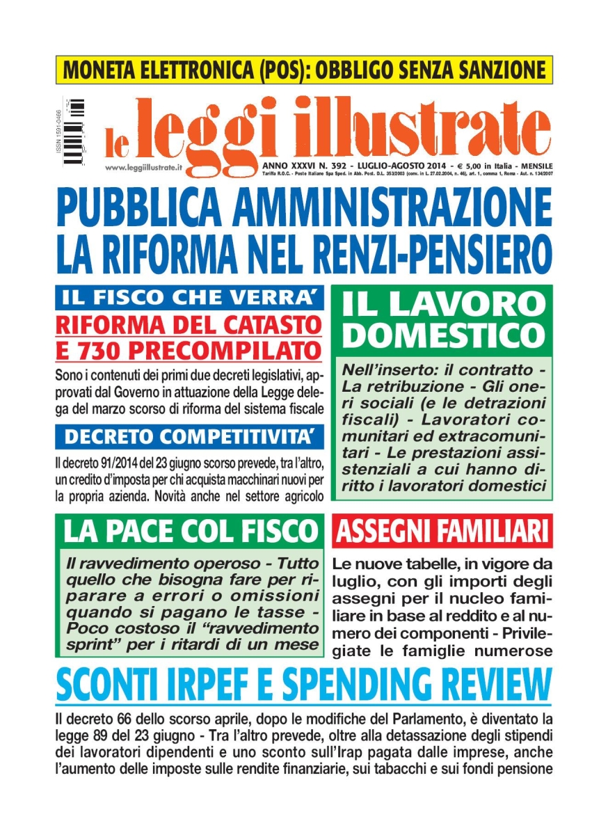 Copertina Leggi Illustrate n.392