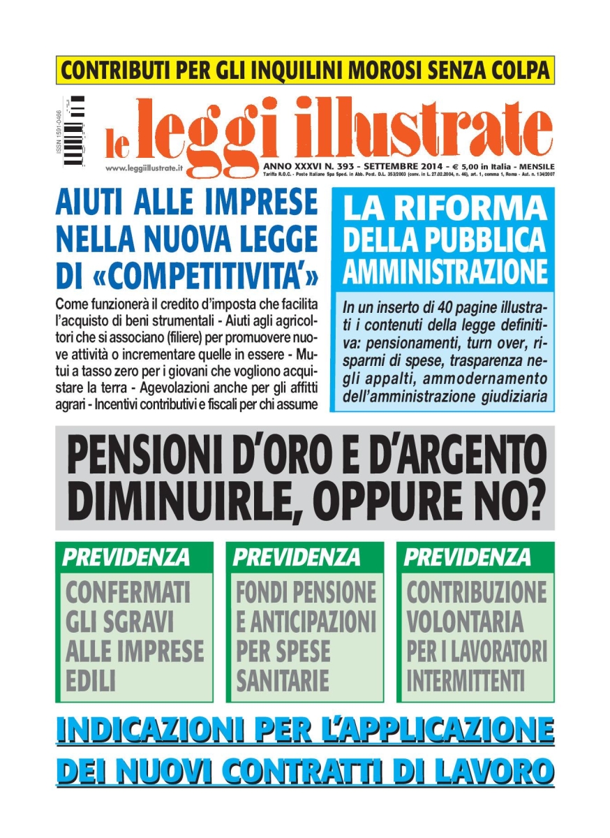 Copertina Leggi Illustrate n.393