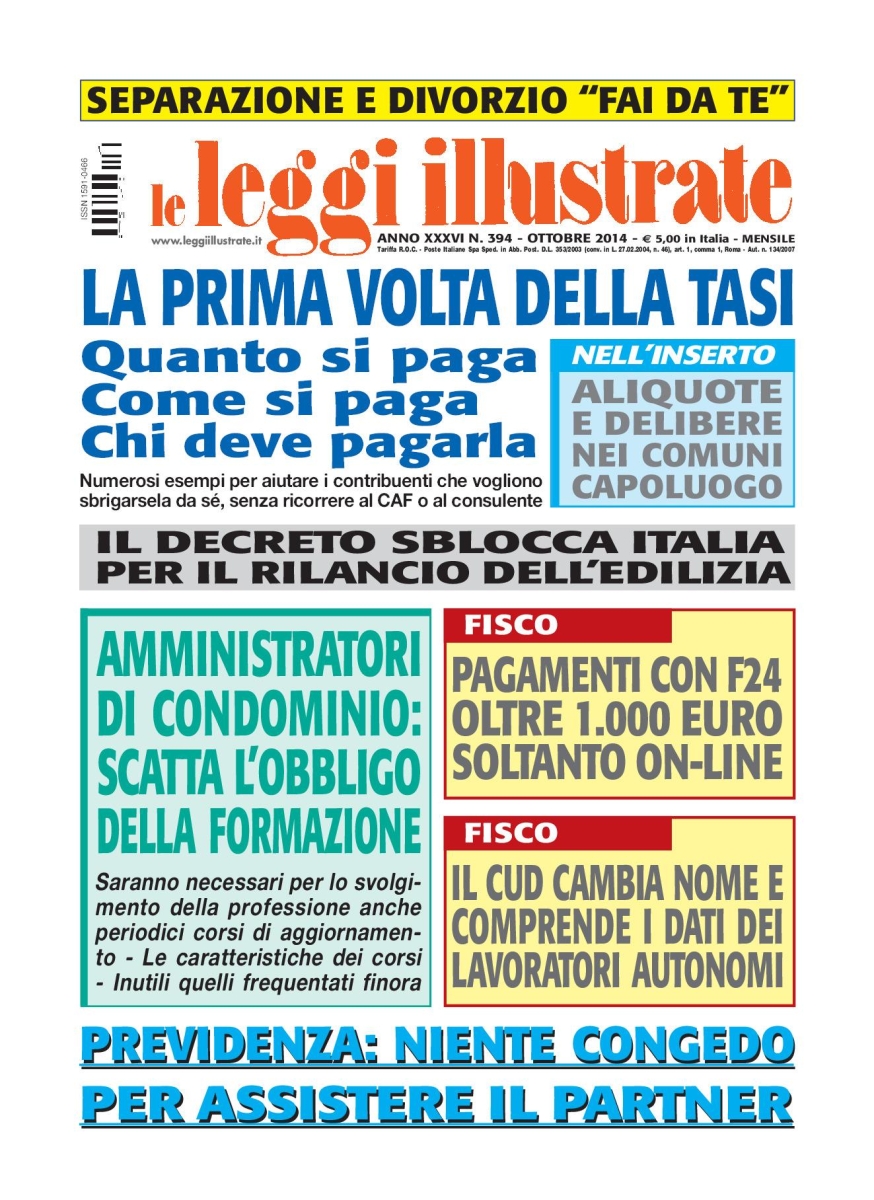 Copertina Leggi Illustrate n.394