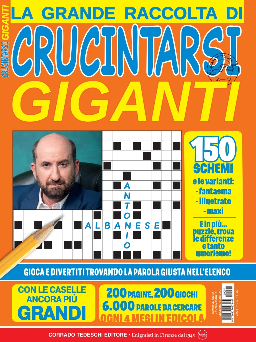 Copertina Crucintarsi Giganti Raccolta n.7