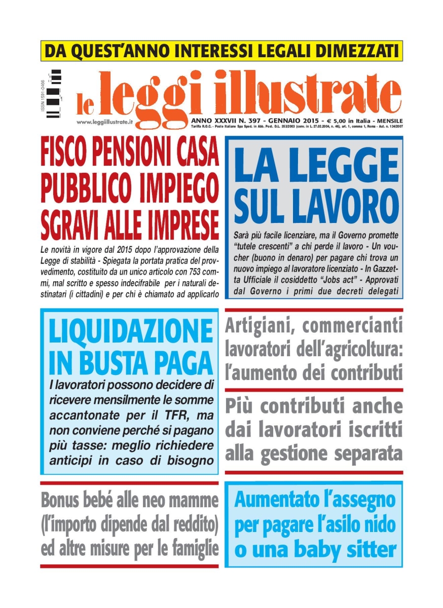 Copertina Leggi Illustrate n.397