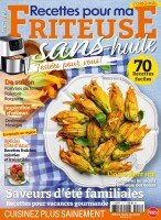 Copertina rivista Recettes pour ma friteuse sans huile