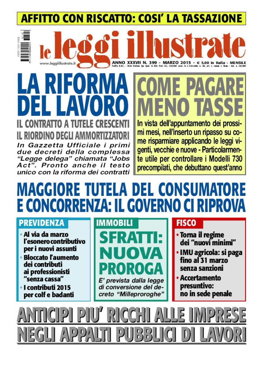 Copertina Leggi Illustrate n.399