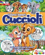 Copertina rivista Colora i Teneri Cuccioli