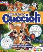 Copertina rivista Colora i Teneri Cuccioli