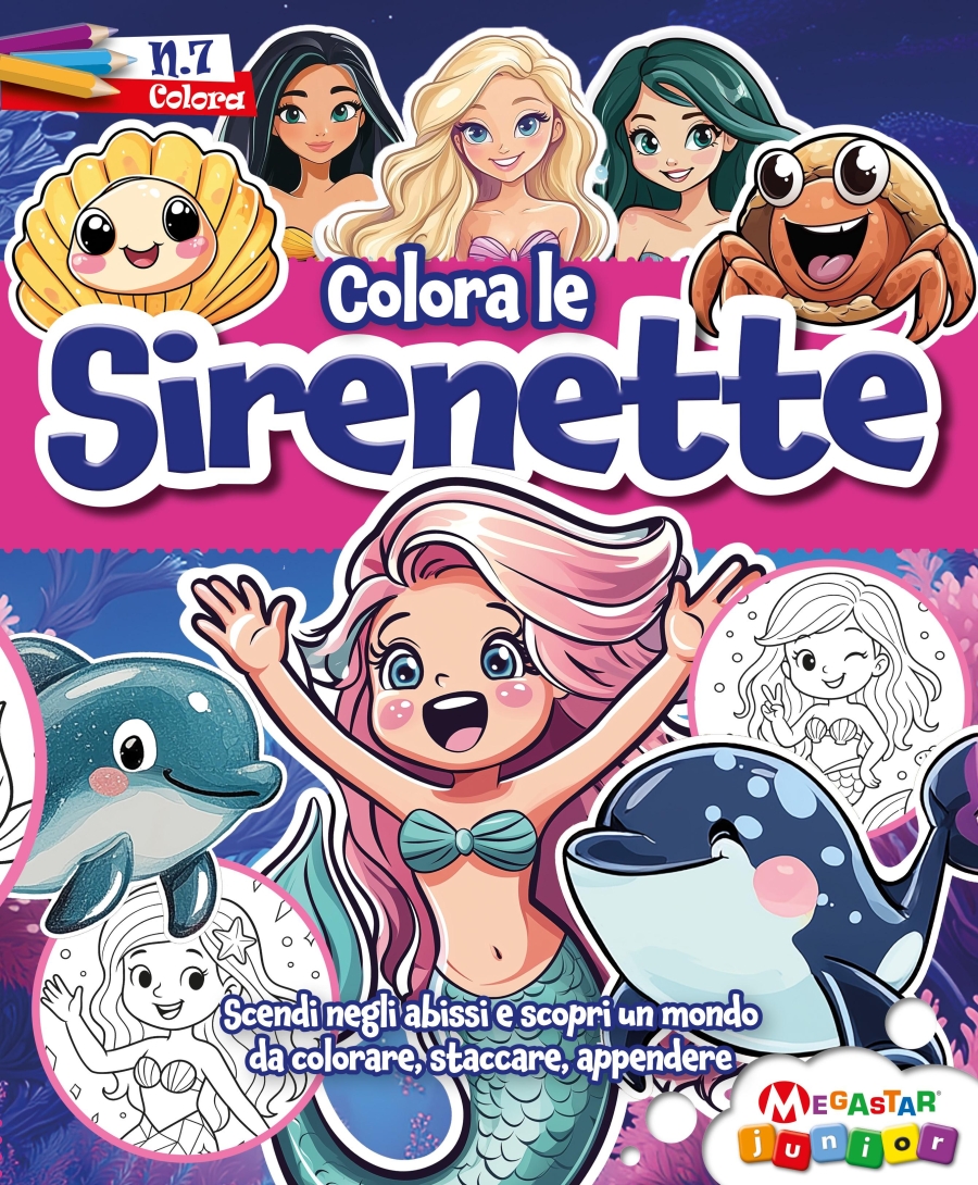 Copertina Colora le Sirene n.7