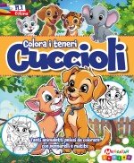 Copertina Colora i Teneri Cuccioli Plus n.1