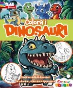 Copertina Dinosauri da Colorare n.1