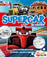 Copertina rivista Supercar da Colorare