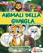 Copertina Animali della Giungla da Colorare n.1