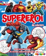 Copertina rivista Supereroi da Colorare