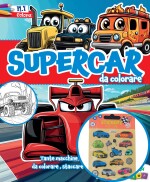 Copertina rivista Supercar da Colorare Plus