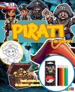 Copertina rivista Pirati da Colorare Plus