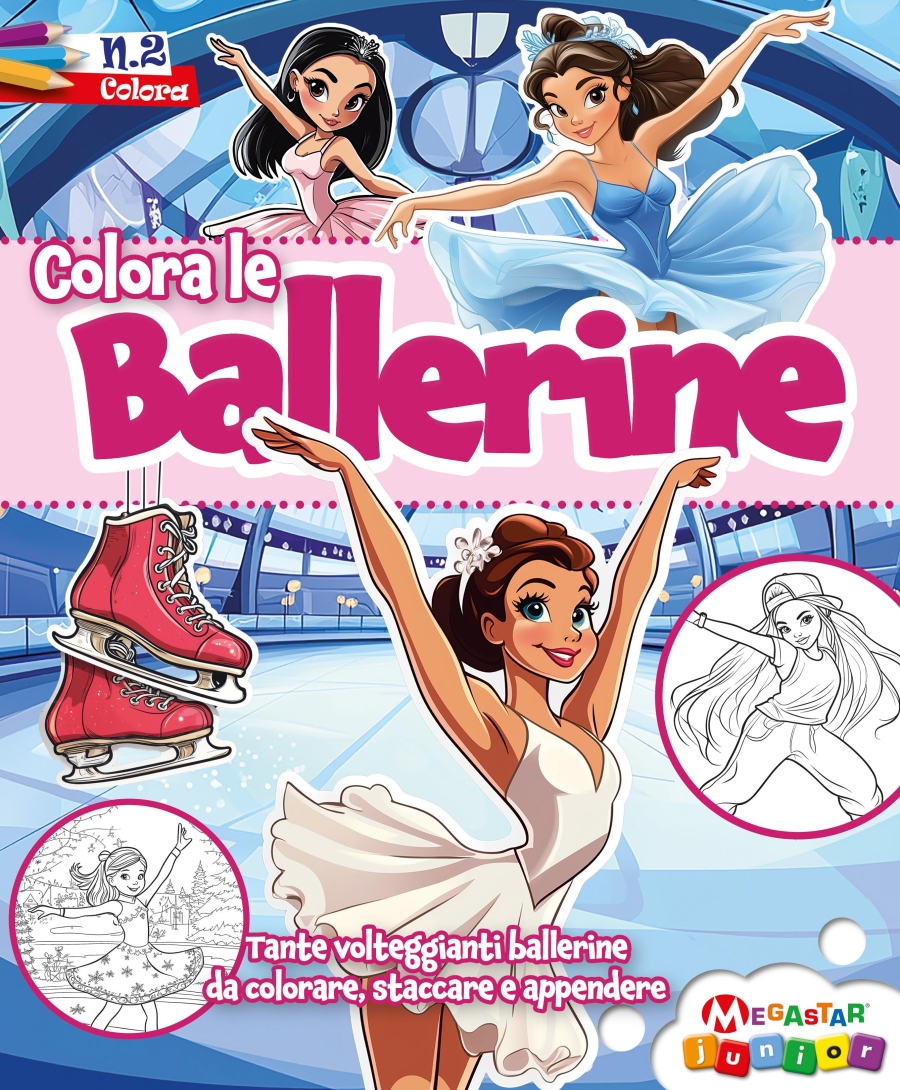 Copertina Ballerine da Colorare n.2