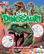 Copertina rivista Dinosauri da Colorare